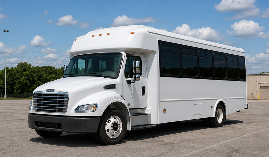 25-passenger minibus for charter in Louisville, KY