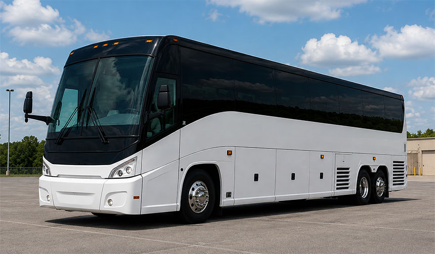 56-passenger charter bus in Louisville, KY